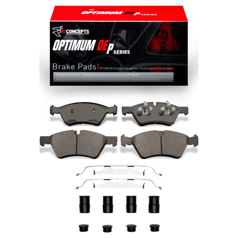 R1 Concepts R1 05-12 Mercedes-Benz ML500 (USA/Canada) Front Optimum OE Pads & Hardware Kit
