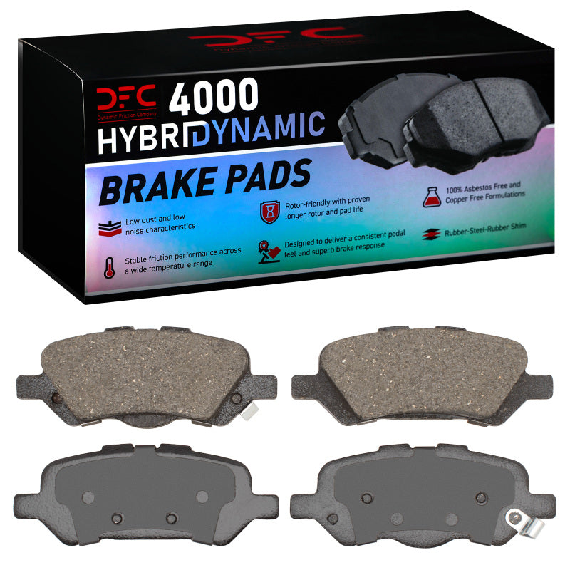 DFC 09-15 Toyota Venza Rear 4000 Hybridynamic Brake Pads