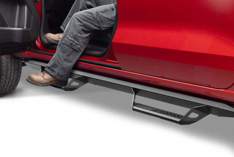 N-Fab Predator Pro Step System 15-17 GMC/Chevy Canyon/Colorado Crew Cab - Tex. Black