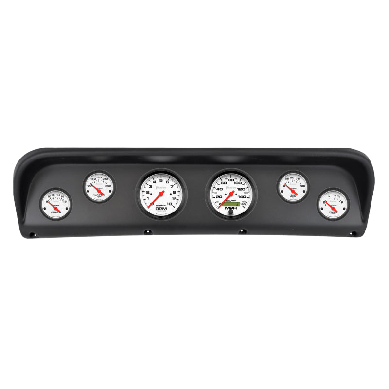 Autometer Phantom Direct Fit Dash Kit 67-72 Ford F100 (2 x 3-3/8in. / 4 x 2-1/16in.)