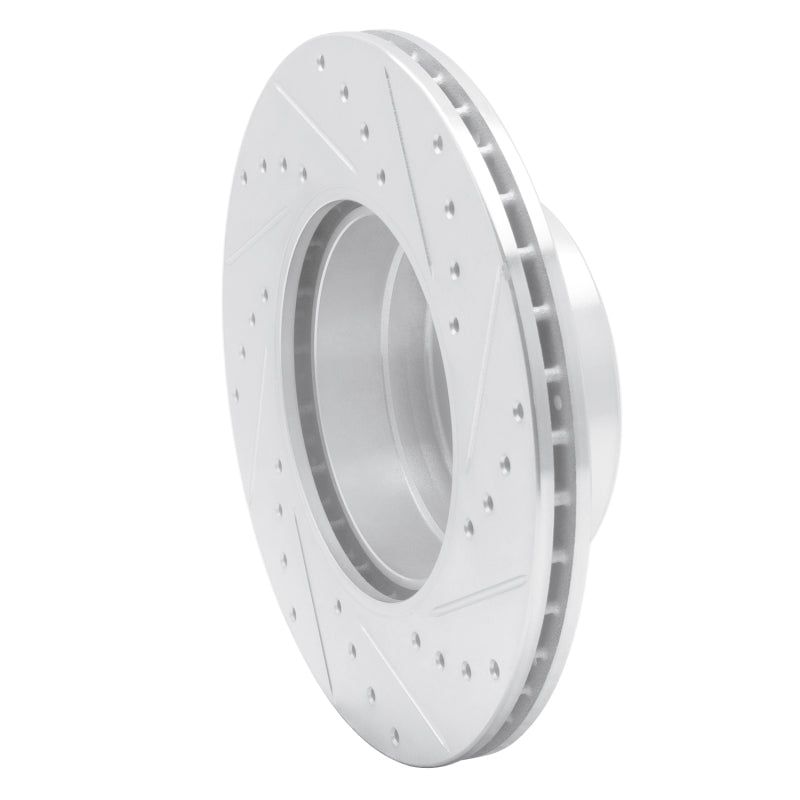 R1 Concepts R1 96-03 BMW 525I (USA/Canada) Front Left Drilled & Slotted Silver Brake Rotor