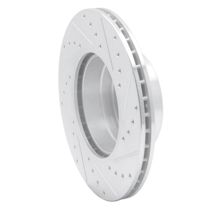 R1 Concepts R1 96-03 BMW 525I (USA/Canada) Front Left Drilled & Slotted Silver Brake Rotor