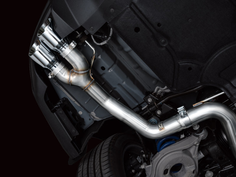 AWE Tuning AWE 2024 Ford Mustang GT Fastback S650 RWD Track Edition Cat-Back Exhaust w/ Quad Chrome Silver Tips