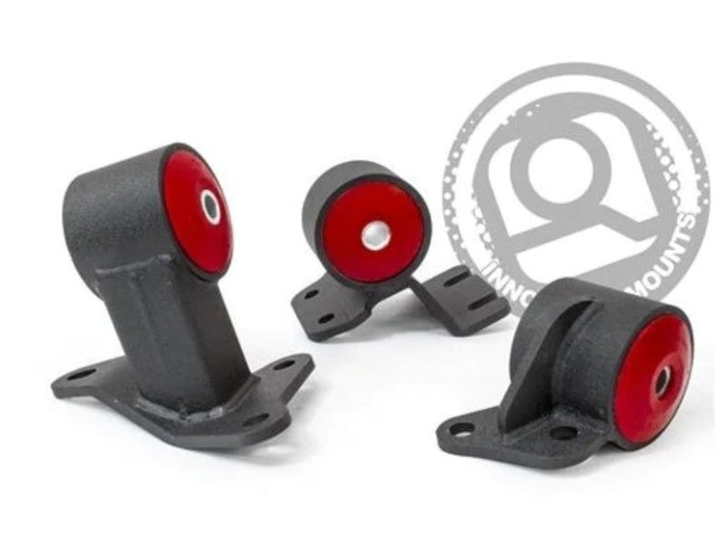 Innovative Mounts Innovative 90-93 Integra B-Series Black Steel Mounts 95A Bushings