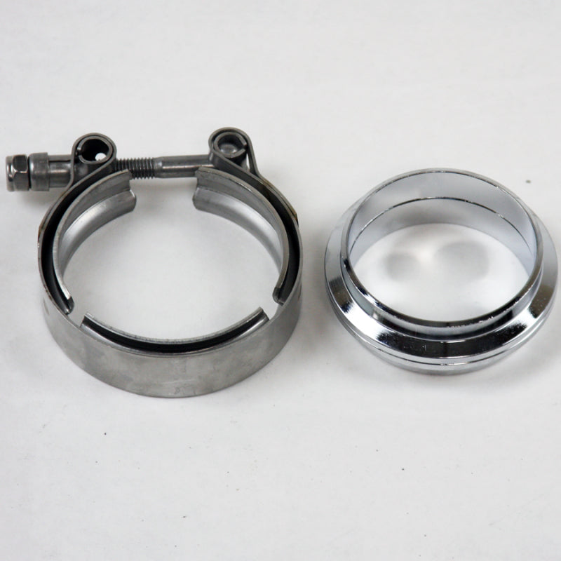 Granatelli Motor Sports Granatelli 2.5in Flat Flanges w/V-Band Clamp