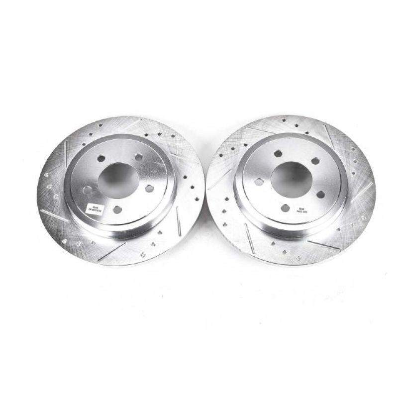 PowerStop Power Stop 05-08 Ford Escape Rear Evolution Drilled & Slotted Rotors - Pair