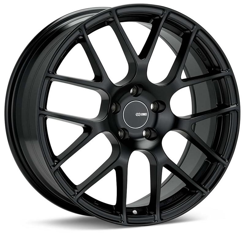 Enkei Raijin 19x8.5 50mm Offset 5x114.3 Bolt Pattern 72.6 Hub Bore Black Wheel
