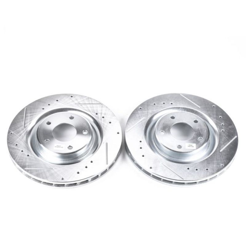 PowerStop Power Stop 06-09 Cadillac XLR Front Evolution Drilled & Slotted Rotors - Pair