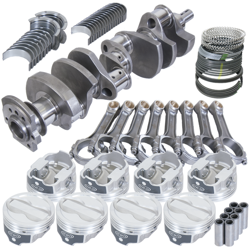 Eagle Chevy LT1350 1Pc 3.750in Crank 6.000in I-Beam Rods -18cc 4.030in Pistons Rotating Assembly