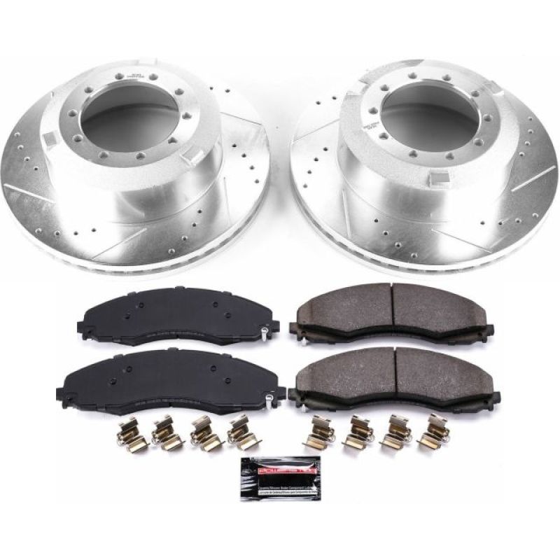PowerStop Power Stop 17-22 Ford F-550 Super Duty Rear Z36 Truck & Tow Brake Kit