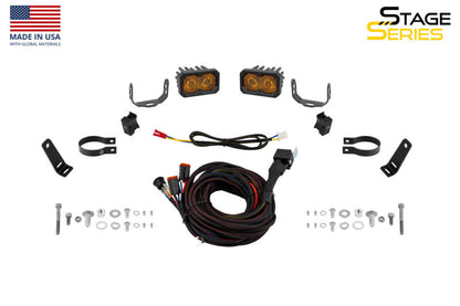 Diode Dynamics Stage Series 2 In Roll Bar Chase Light Kit SSC2 Sport - Yellow (Pair)