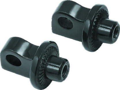 Kuryakyn Splined Peg Adapter Harley-Davidson Male Mount Black