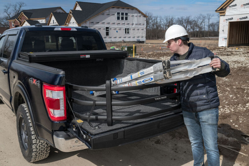 AMP Research 04-22 Ford F-150 BedXtender HD Sport - Black (Optional No-Drill Brkt 74602-01A)