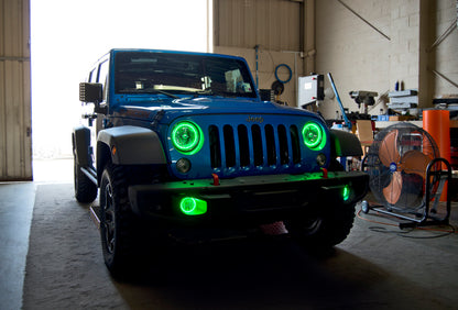 ORACLE Lighting Oracle Jeep Wrangler 07-17 LED Fog Light Kit - ColorSHIFT