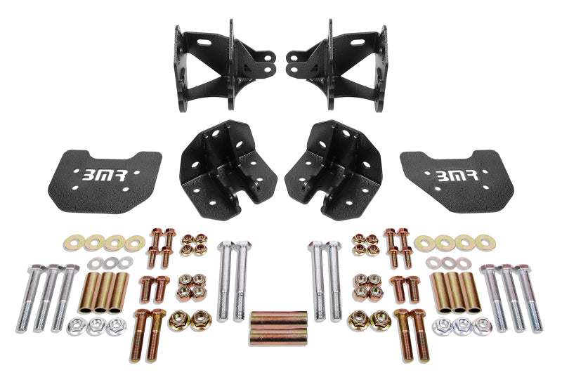 BMR Suspension BMR 79-04 Mustang Rear Coilover Conversion Kit w/ Control Arm Bracket - Black Hammertone