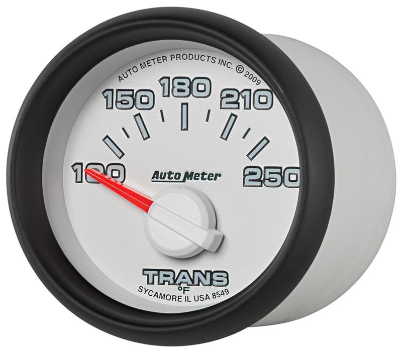Autometer Factory Match 52mm Short Sweep Electronic 100-250 Deg F Transmission Temperature Gauge