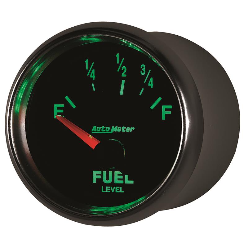 AutoMeter Gauge Fuel Level 2-1/16in. 73 Ohm(e) to 10 Ohm(f) Elec Gs