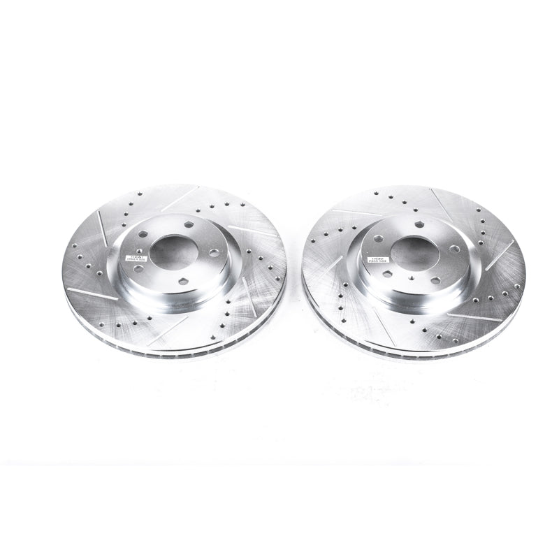 PowerStop Power Stop 08-12 Infiniti EX35 Front Evolution Drilled & Slotted Rotors - Pair