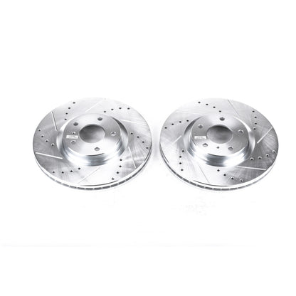 PowerStop Power Stop 08-12 Infiniti EX35 Front Evolution Drilled & Slotted Rotors - Pair