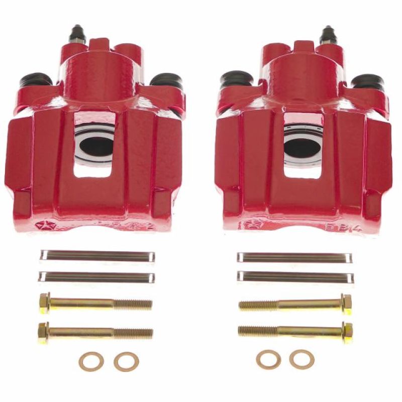 PowerStop Power Stop 04-08 Chrysler Pacifica Rear Red Calipers - Pair