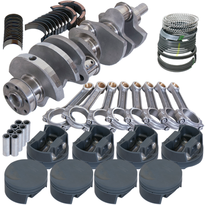 Eagle Ford 351C 3.850in Crank 6.000in I-Beam Rods -3cc Flat Top 4.040in Pistons Rotating Assembly