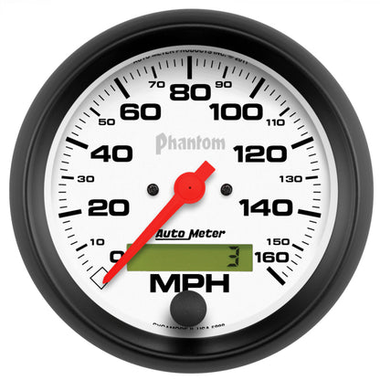 Autometer Phantom 3-3/8in 160 MPH In-Dash Electric Programmable Speedometer