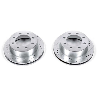 PowerStop Power Stop 00-02 Dodge Ram 2500 Front Evolution Drilled & Slotted Rotors - Pair