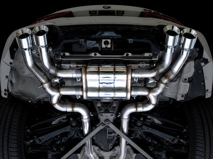 AWE Tuning 20-25 BMW X3 M/M Comp (F97) AWD SwitchPath Axle-Back Exhaust - Chrome Silver Tips