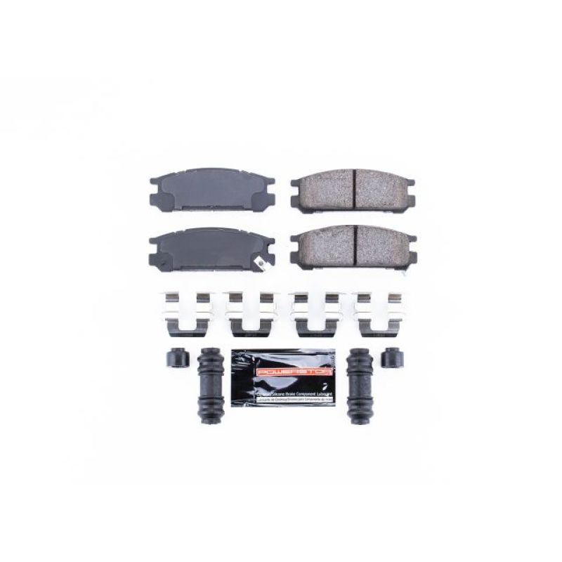 PowerStop Power Stop 93-96 Subaru Impreza Rear Z23 Evolution Sport Brake Pads w/Hardware
