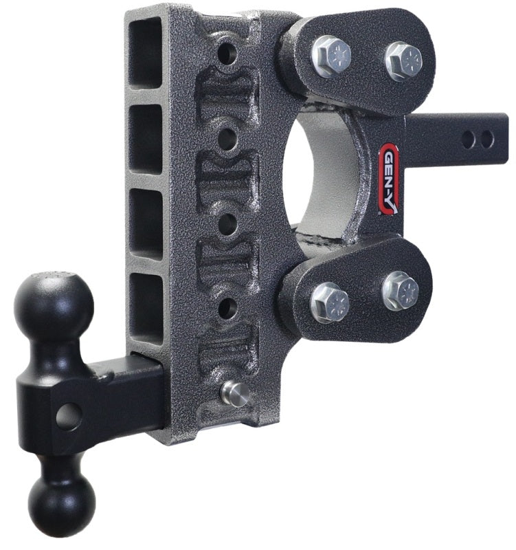 GEN-Y Hitch Gen-Y The Boss Torsion-Flex 2in Shank 7.5in Drop 1.1K TW 10K Hitch w/GH-031 Dual-Ball