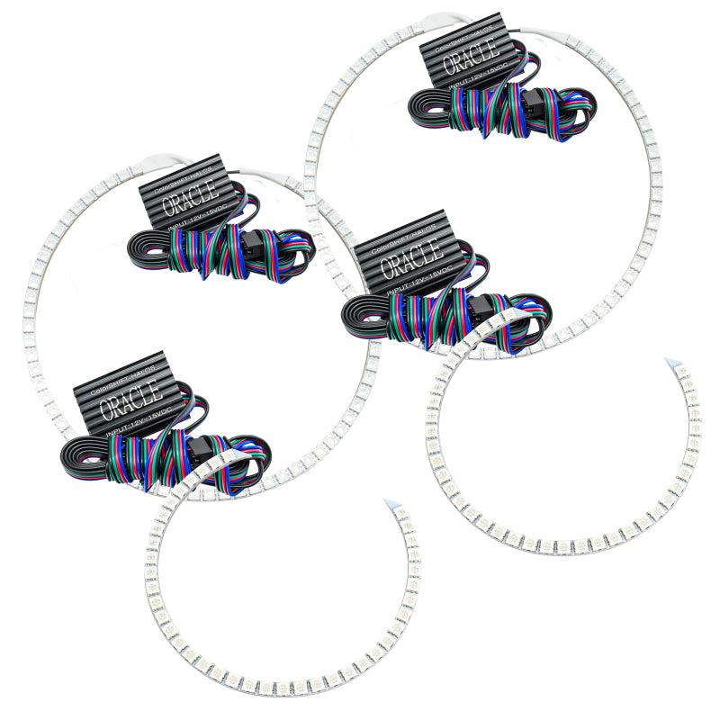 ORACLE Lighting Oracle Nissan Altima 07-09 Halo Kit - ColorSHIFT w/o Controller