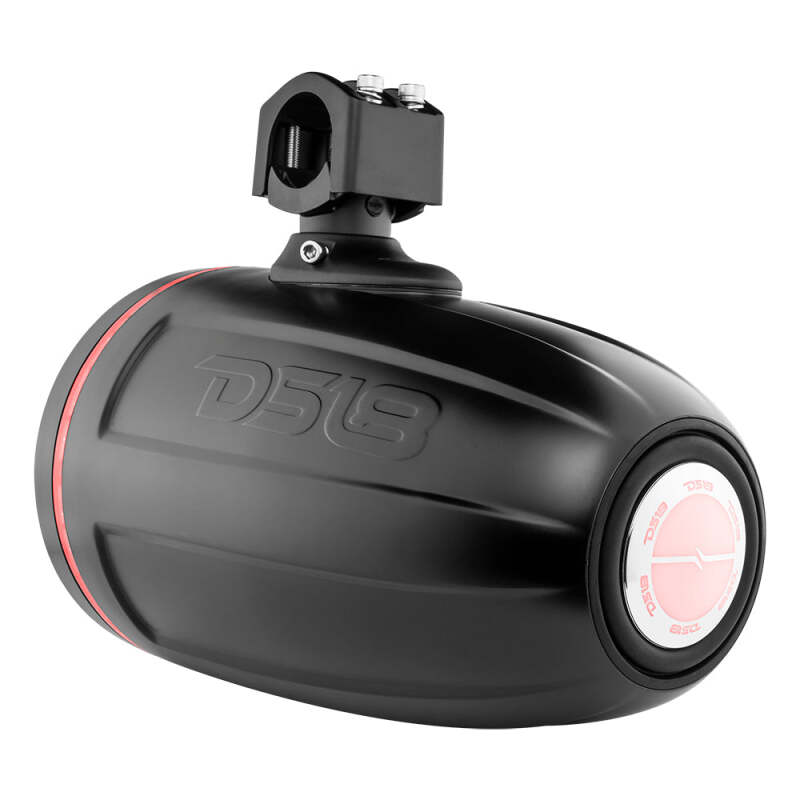 DS18 Marine And Powersports Towers 8in 1in Driver 180 Watts RMS RGB LED Lights Black