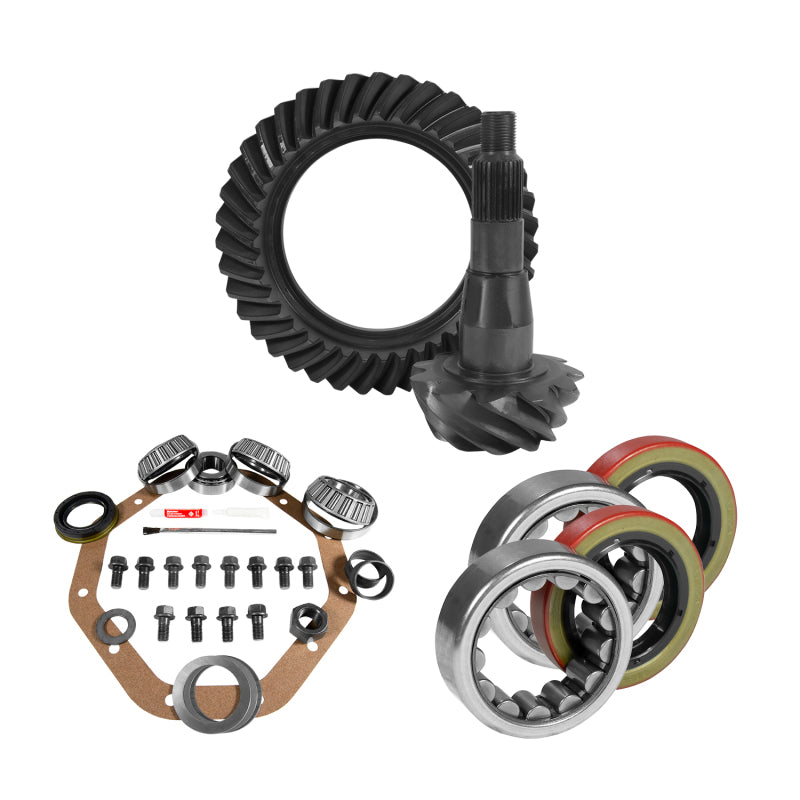 Yukon Gear & Axle Yukon Gear Ring & Pinion Install Kit 9.25in CHY Rear 3.21 Ratio 1.62in. ID Axle Bearings & Seal