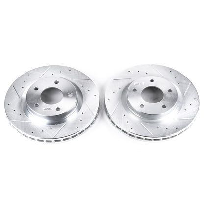 PowerStop Power Stop 11-14 Chrysler 200 Front Evolution Drilled & Slotted Rotors - Pair