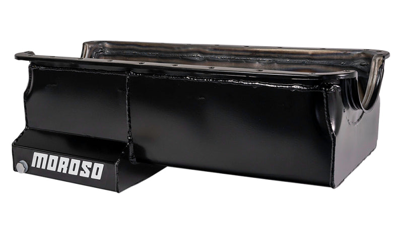 Moroso Ford 429-460 (w/Rear Sump) Wet Sump 7qt 8.5in Steel Oil Pan