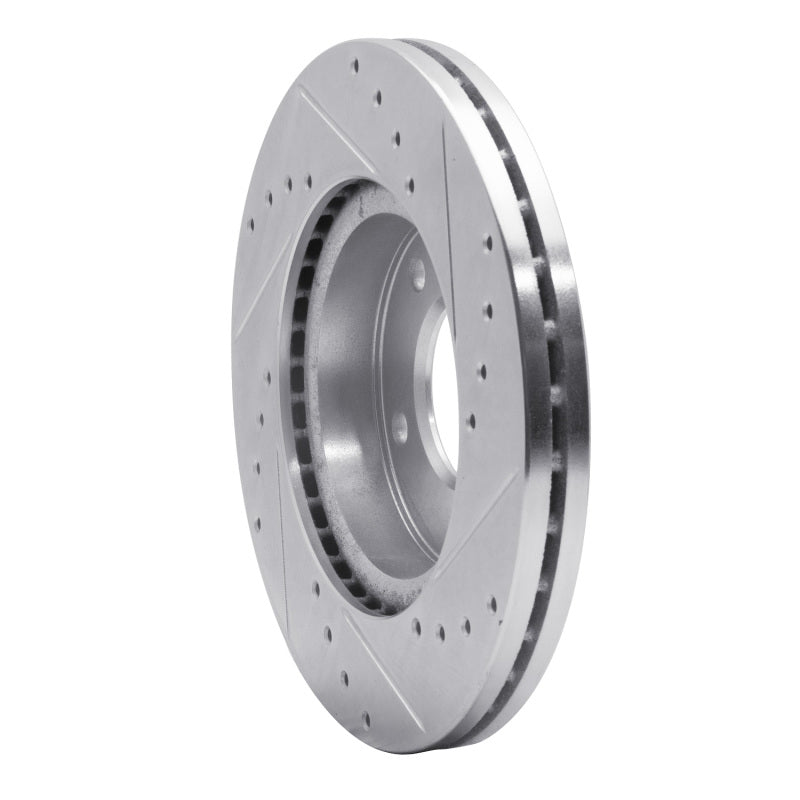 R1 Concepts R1 02-02 Kia SEDONA Front Left Drilled & Slotted Silver Brake Rotor