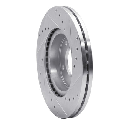 R1 Concepts R1 02-02 Kia SEDONA Front Left Drilled & Slotted Silver Brake Rotor