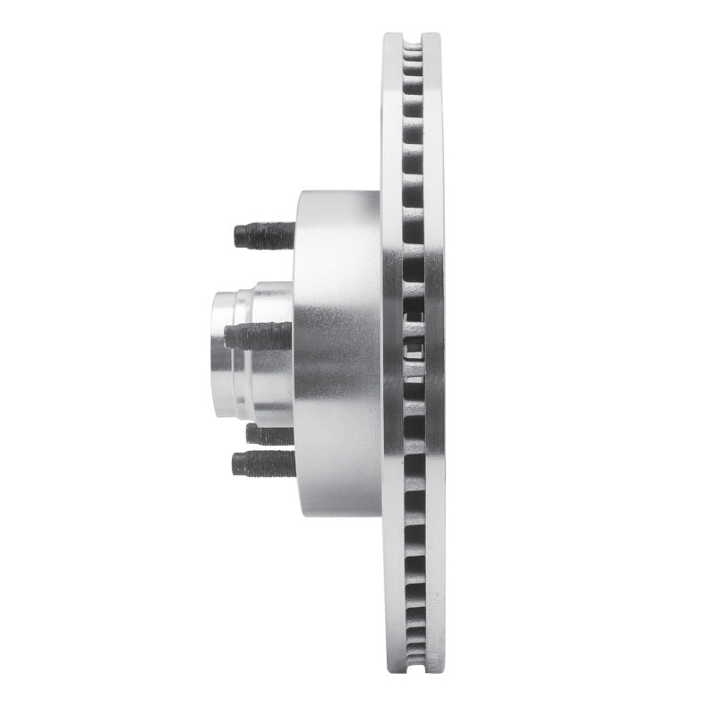 R1 Concepts R1 01-05 Ford Explorer Sport Front Right Drilled & Slotted Silver Brake Rotor