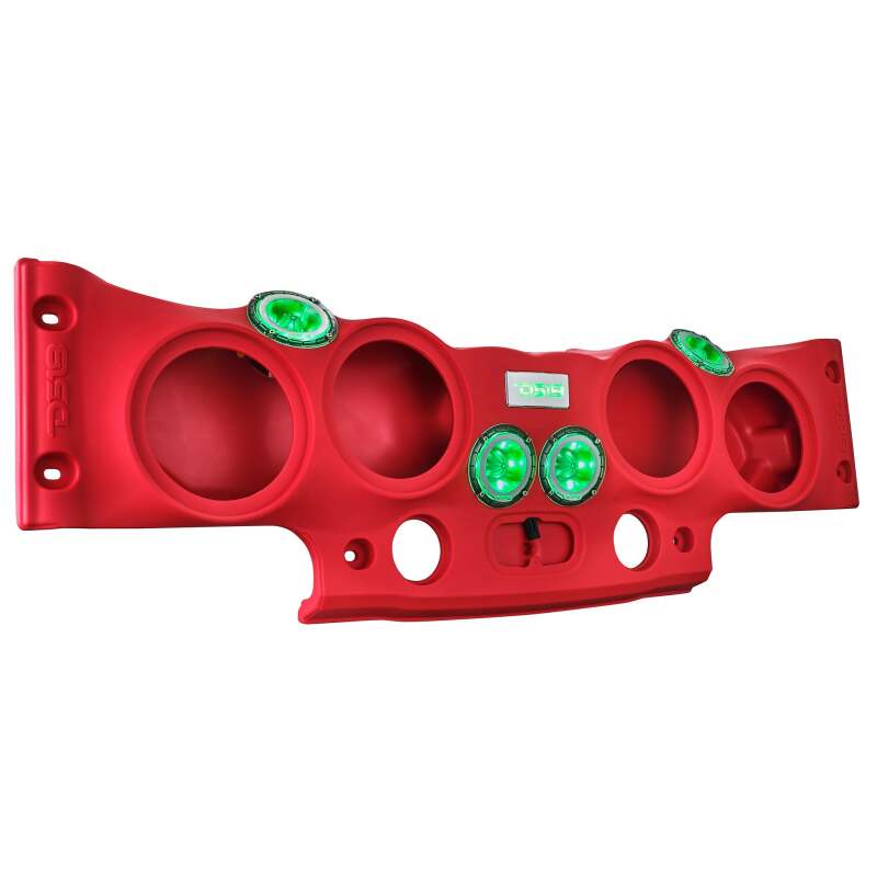 DS18 2007-18 Jeep JK/JKU Soundbar Fits 4 x 8in Speakers (Not Included) Tweeters Drivers Included-Red