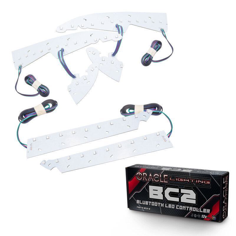 ORACLE Lighting Oracle 14-15 GMC Sierra Headlight DRL Upgrade Kit - ColorSHIFT w/ BC1 Controller
