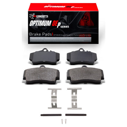 R1 Concepts R1 1997-2012 Porsche Cayman Rear R1 Optimum OE Pads & Hardware Kit