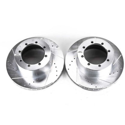 PowerStop Power Stop 00-02 Ford E-450 Super Duty Rear Evolution Drilled & Slotted Rotors - Pair
