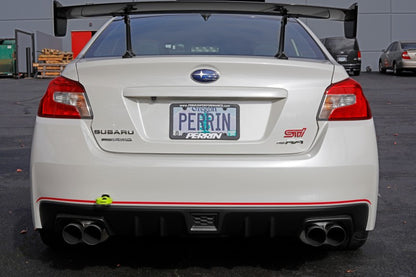 Perrin Performance PERRIN 15-21 Subaru WRX/STI / 24-26 Crosstrek / 25-26 Forester Tow Hook Kit (Rear) - Neon Yellow