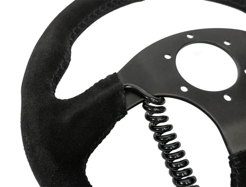 PRP Seats PRP Heated Comp-R Suede Steering Wheel - Black