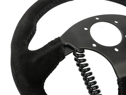 PRP Seats PRP Heated Comp-R Suede Steering Wheel - Black
