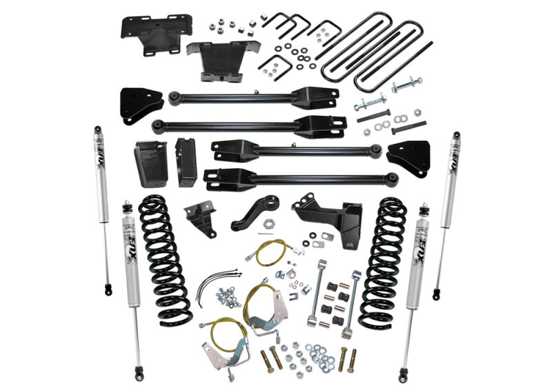 Superlift 08-10 Ford F-250 SuperDuty 4WD Diesel 6in Lift Kit w/ A 4 Link Conversion/Fox 2.0 Shocks