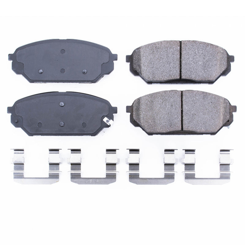 PowerStop Power Stop 07-12 Hyundai Veracruz Front Z17 Evolution Ceramic Brake Pads w/Hardware