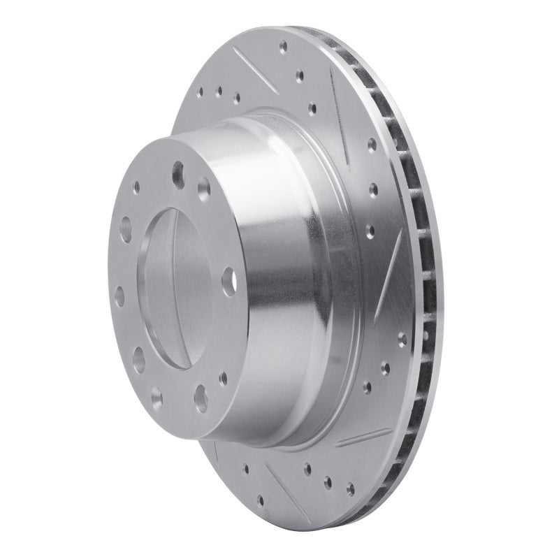 R1 Concepts R1 69-83 Porsche 911 Rear Right Drilled & Slotted Silver Brake Rotor