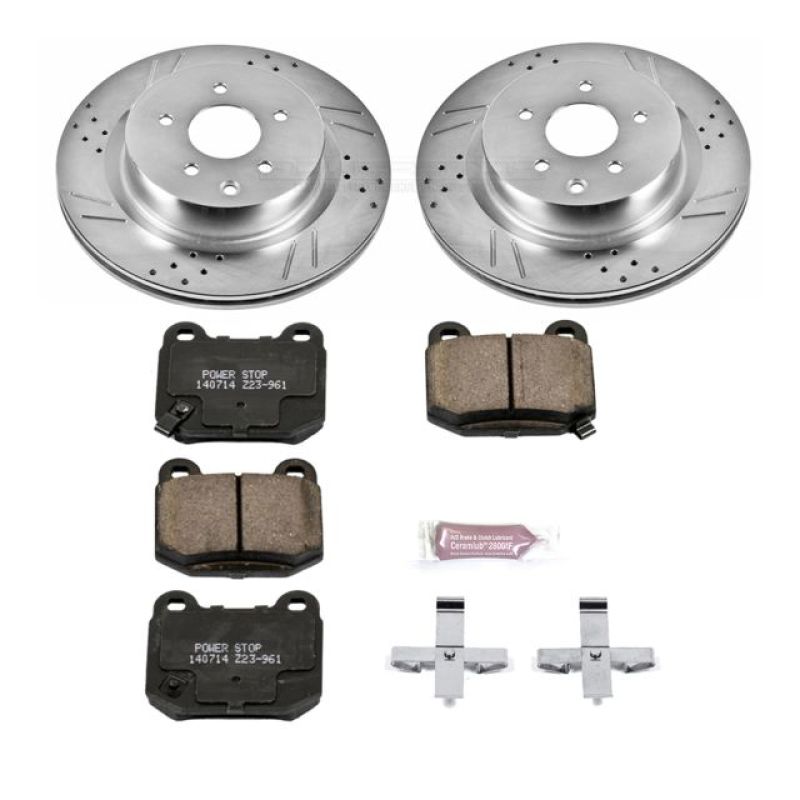 PowerStop Power Stop 03-04 Infiniti G35 Rear Z23 Evolution Sport Brake Kit