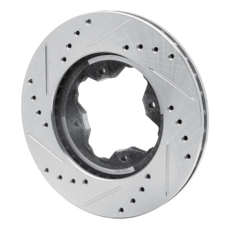 R1 Concepts R1 90-97 Acura CL Front Right Drilled & Slotted Silver Brake Rotor